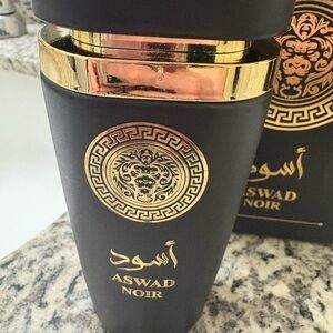 Aswad Noir Black and Gold Bottle men’s cologne perfume